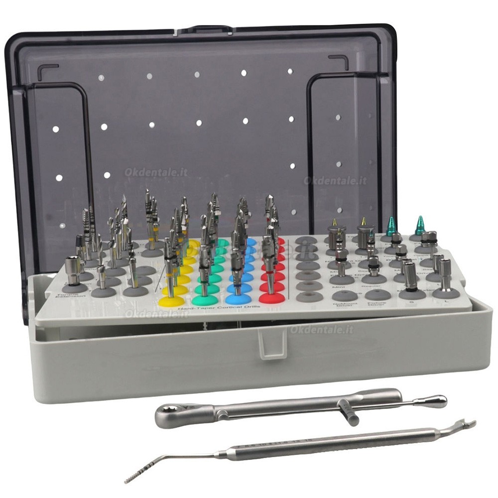 Kit chirurgico universale per impianti conici, Guida per frese elicoidali Hiossen stile OSSTEM